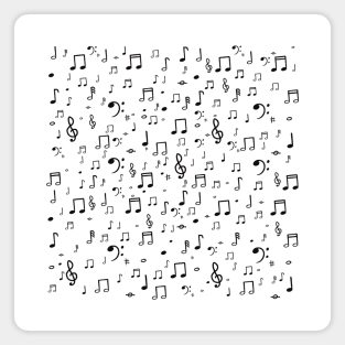 Music note pattern Magnet